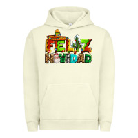 Pigment Pistachio feliz navidad sombrero Urban Hoodie - AdoDesignShop