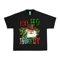 Black ho ho howdy santa Urban Heavy Tee - CowGirlArtShop