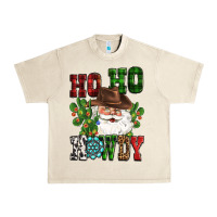 Sandshell ho ho howdy santa Urban Heavy Tee - CowGirlArtShop