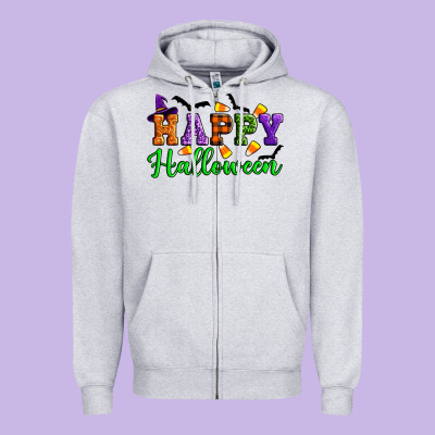 Happy Halloween Zipper Hoodie Designed By Artiststas