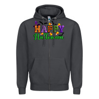 Smoke Happy halloween Zipper Hoodie - Artiststas
