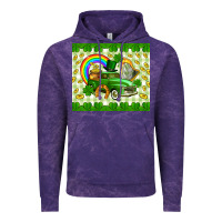 Cloud Purple St. Patrick's truck Vintage Hoodie - CowGirlArtShop