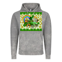 Cloud Rock St. Patrick's truck Vintage Hoodie - CowGirlArtShop