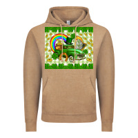 Vintage Coffee St. Patrick's truck Vintage Hoodie - CowGirlArtShop