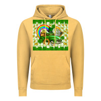 Vintage Mustard St. Patrick's truck Vintage Hoodie - CowGirlArtShop