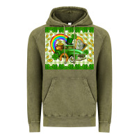 Vintage Olive St. Patrick's truck Vintage Hoodie - CowGirlArtShop
