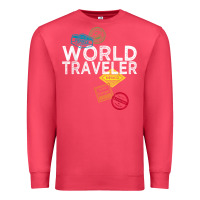 Cardinal world traveler passport stamp gift shirt for men and women t shirt Premium Sweatshirt - trangStudio