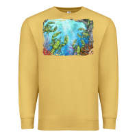 Antique Gold lobster background Premium Sweatshirt - BarkalooDesign