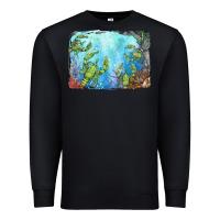 Black lobster background Premium Sweatshirt - BarkalooDesign