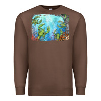 Chestnut lobster background Premium Sweatshirt - BarkalooDesign