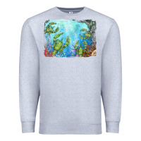 Heather Grey lobster background Premium Sweatshirt - BarkalooDesign