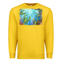 Lemon lobster background Premium Sweatshirt - BarkalooDesign