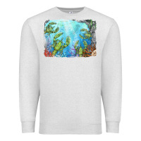Oatmeal Heather lobster background Premium Sweatshirt - BarkalooDesign