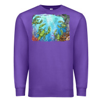 Purple lobster background Premium Sweatshirt - BarkalooDesign