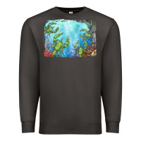 Smoke lobster background Premium Sweatshirt - BarkalooDesign