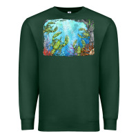 Sports Green lobster background Premium Sweatshirt - BarkalooDesign