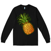 Black pineapple Long Sleeve Tee - Jasminsmagicworld