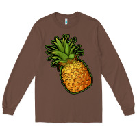 Chestnut pineapple Long Sleeve Tee - Jasminsmagicworld