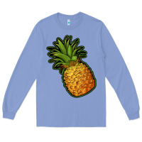 Colony Blue pineapple Long Sleeve Tee - Jasminsmagicworld