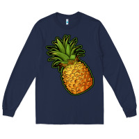 Navy pineapple Long Sleeve Tee - Jasminsmagicworld
