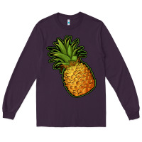 Plum pineapple Long Sleeve Tee - Jasminsmagicworld
