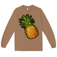 Toasted Coconut pineapple Long Sleeve Tee - Jasminsmagicworld