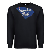 Black travelers rest south carolina sc map Premium Sweatshirt - trangStudio