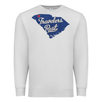 Dove Grey travelers rest south carolina sc map Premium Sweatshirt - trangStudio