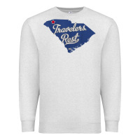 Oatmeal Heather travelers rest south carolina sc map Premium Sweatshirt - trangStudio