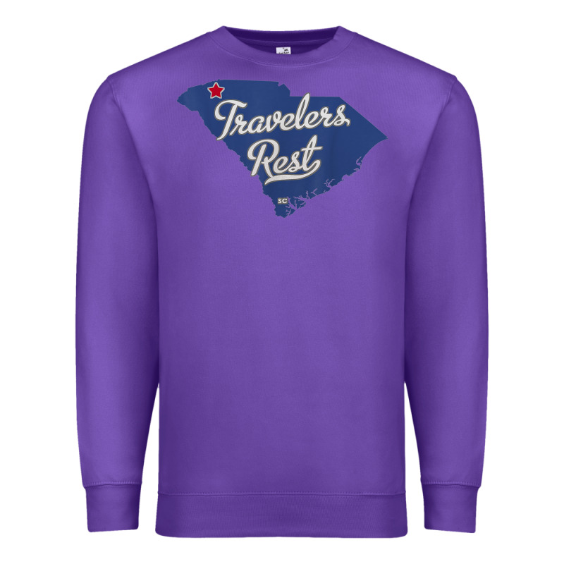 Travelers Rest South Carolina Sc Map Premium Sweatshirt by trangStudio | Teevron