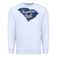 White travelers rest south carolina sc map Premium Sweatshirt - trangStudio