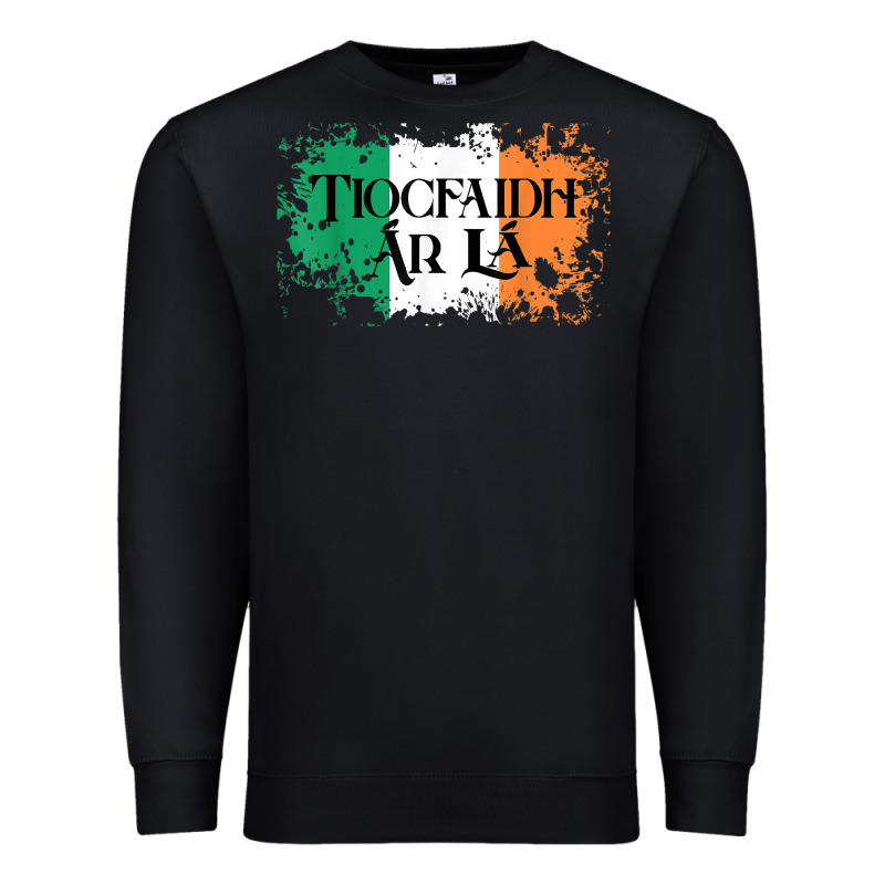 Tiocfaidh Ar La Vintage Ireland Irish Flag Gifts For Men Premium Sweatshirt by trangStudio | Teevron