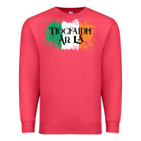 Cardinal Tiocfaidh Ar La Vintage Ireland Irish Flag Gifts For Men Premium Sweatshirt - trangStudio