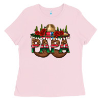 Bubblegum Pink Papa Ladies Tee - texasbilliewilder