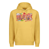 Antique Gold Nurse Valentine Premium Hoodie - CowhideDigitalArt