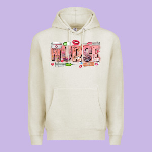 Nurse Valentine Premium Hoodie Designed By Cowhidedigitalart