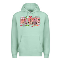 Seafoam Nurse Valentine Premium Hoodie - CowhideDigitalArt