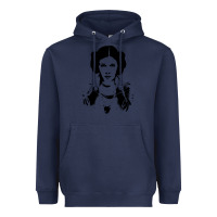 Navy vintage leia Heavyweight Hoodie - trangStudio