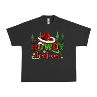 Pigment Black howdy christmas cowboy hat Urban Heavy Tee - CowGirlArtShop