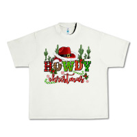 Pistachio howdy christmas cowboy hat Urban Heavy Tee - CowGirlArtShop