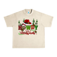 Sandshell howdy christmas cowboy hat Urban Heavy Tee - CowGirlArtShop