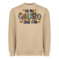 Mushroom oh my gourd i love fall Heavyweight Sweatshirt - CowhideDigitalArt