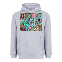 Heather Grey nurse mousepad Heavyweight Hoodie - BarkalooDesign