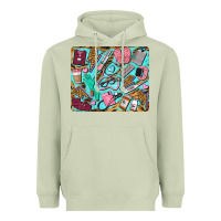 Matcha nurse mousepad Heavyweight Hoodie - BarkalooDesign
