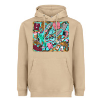 Mushroom nurse mousepad Heavyweight Hoodie - BarkalooDesign