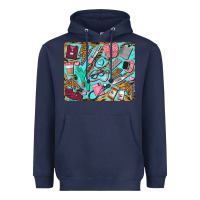 Navy nurse mousepad Heavyweight Hoodie - BarkalooDesign