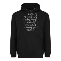 Black edgar allan poe literary gift, annabel lee quote gothic poet t shirt Heavyweight Hoodie - trangStudio