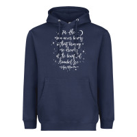 Navy edgar allan poe literary gift, annabel lee quote gothic poet t shirt Heavyweight Hoodie - trangStudio