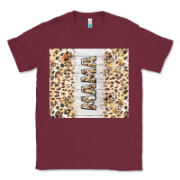 Burgundy mother's day mama leopard tumbler tbs Classic Tee - TumblerDesignByShophia