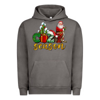 Pigment Tornado cozy season with santa christmas tree cactus and gift Urban Hoodie - AdoDesignShop